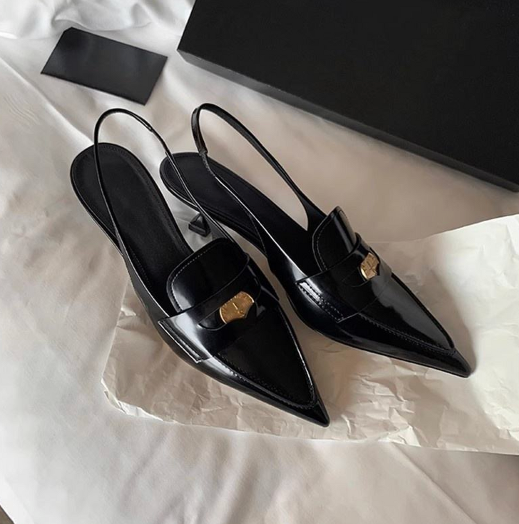 Élanora™ – Pointed-Toe Slingback Stiletto Heels