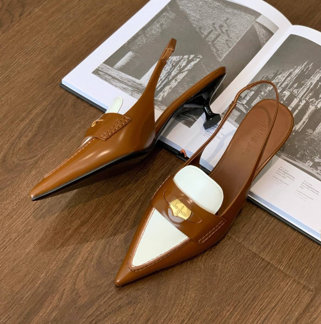 Élanora™ – Pointed-Toe Slingback Stiletto Heels