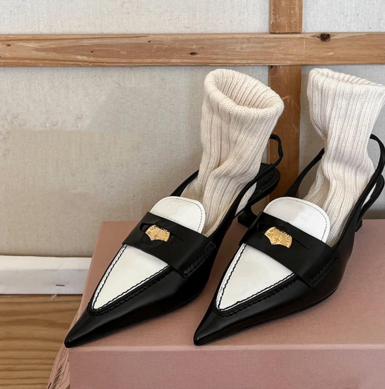 Élanora™ – Pointed-Toe Slingback Stiletto Heels