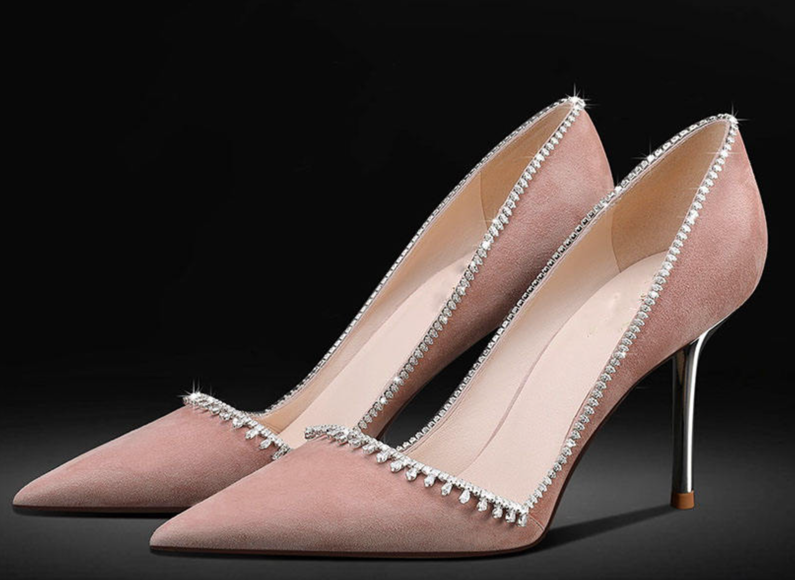 Diamelle™ – Handmade Crystal High Heel Pumps